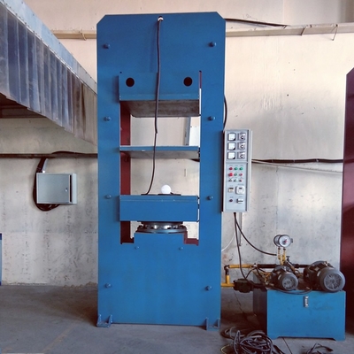 Rubber Solid Tire Manufacturing Machinery-100 Ton Double Working Layer Hot Pressing Machine-rubber Wheel Production Equipment