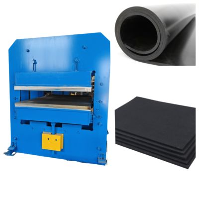 Good price 800 Ton Clamping Force Rubber Vulcanizing Press with PLC Automatic Control for EPDM Rubber Sheet Manufacturing online