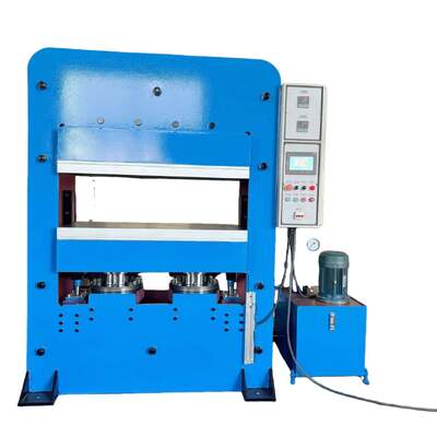 Good price 1000×1000mm Worktable Frame Structure Flat Vulcanizing Press Machine with 400-ton Hydraulic System online