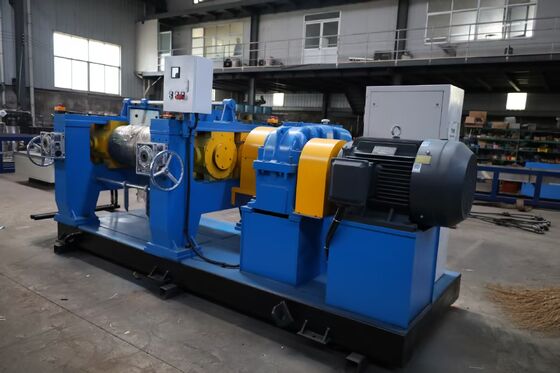 Good price Automatic Rubber Mixing Mill Machine with Safety Stop Switch, Stable Operation, and Chilled Cast Iron Roller for Industrial Use online