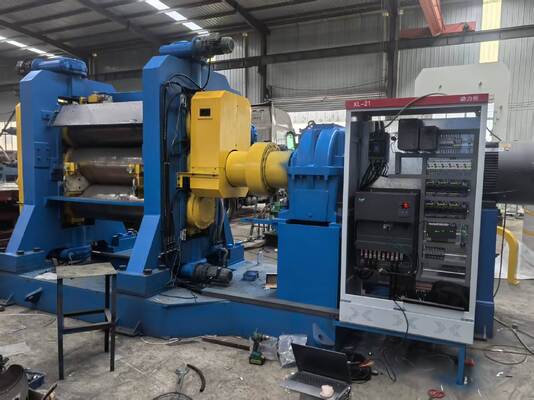 Good price Automatic PLC High-quality 3-roll Rubber Calenders Are Used In Motorcycle Tyre Tread Production Lines. online