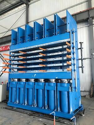 Quality 800-ton Clamping Force, 5-Layer Vulcanizing Press For Pre-cured Tire Treads factory