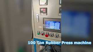 100 Ton Rubber Vulcanizing Press  of work table size 400x400mm