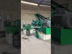 Waste tire recycling line is used to process waste tires or rubber blocks into rubber powder