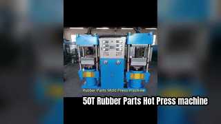 50T Rubber Vulcanizing Machine Hot Press Molding