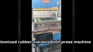 100-ton mold-forming force rubber product vulcanizing machine,  600×600mm work table